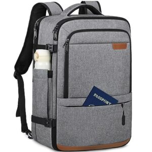 NUBILY Travel Backpack for Men 40L Large Laptop Backpack 17.3 Inch Work Computer Backpack Water Resistant Carry on Backpack Luggage for Men Women Business College School Travel Weekende