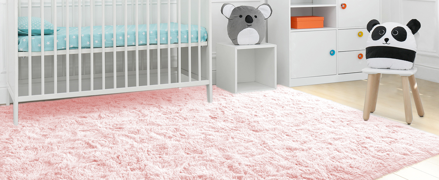 SHAGGY RUG PINK