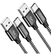 RAVIAD USB C Cable [2Pack 2M], Type C Charger Cable Fast Charging Nylon Braided USB C Charger Cab...