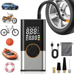 LUOCAI Tyre Inflator Portable Air Compressor