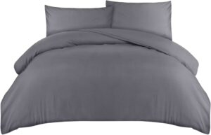 Utopia Bedding Duvet Quilt Cover Set with Pillow cases - Soft Microfibre Polyester