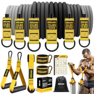 Heavy Resistance Bands Set for Working Out Men