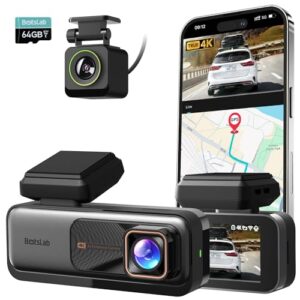 BOTSLAB True 4K Dash Cam Front and Rear