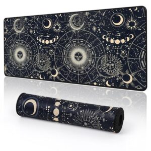 YUWLDD Mouse Pad Gaming Large Desk Pad (31.5 x 11.8 x0.12 inch) Washable Mouse Pad Laptop Desk Mat