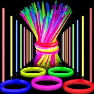 Segotendy Premium 100 Glow Sticks