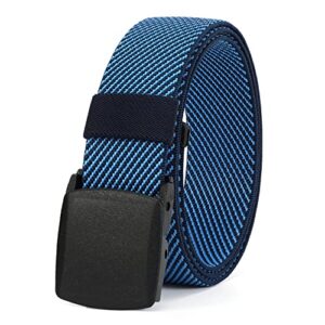 JASGOOD Elastic Stretch Belt for Men Breathable Sports Outdoor Belt