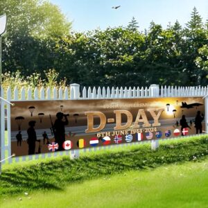 D Day 80th Anniversary Flag Decorations