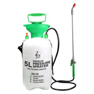 ZOPPER 5 Litre Garden Pressure Spray Bottle – Pump Action Water Sprayer For Outdoor Plants