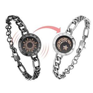 TOTWOO Long Distance Touch Bracelets for Couples