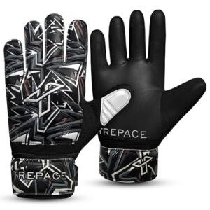 Trepace Sports Football Goalkeeper Gloves For Boys Kids Youth Children Soccer Goalie Goalkeeping Glove with Grip Palms