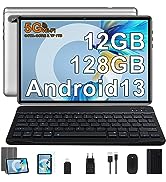 2024 Newest Tablet 10 Inch Android 13 Tablet 12GB RAM 128GB ROM (TF 1TB) Octa Core 2.0GHz | Camer...