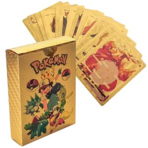 55 PCS Ultra Rare Gold Cards Packs