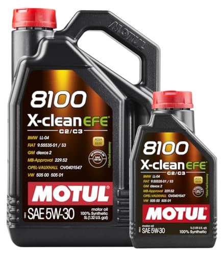 WOL Motul 8100 X-Clean EFE 5W30 Fully Synthetic Engine Oil 109471 - ACEA C2