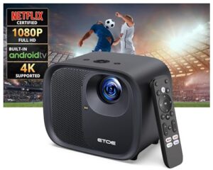 ETOE 1080P Smart Projector