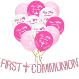 Pink Holy Communion Decorations
