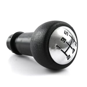 Robust 5-Speed Gear Shift Stick Knob Black Chrome for Peugeot 207 1007 3008 301 308 407 5008 807 Partner Citroen C-Elysee C2 C3 C3 Picasso C4 C4 Picasso C8 Saxo 2403AJ 2403CN