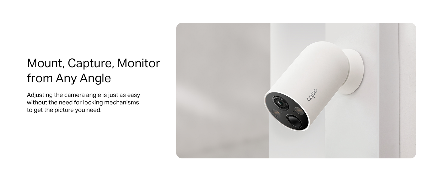 Smart Wire-Free Security Camera,2K QHD Live View,Colour Night Vision,IP66,Solar Panel Supported