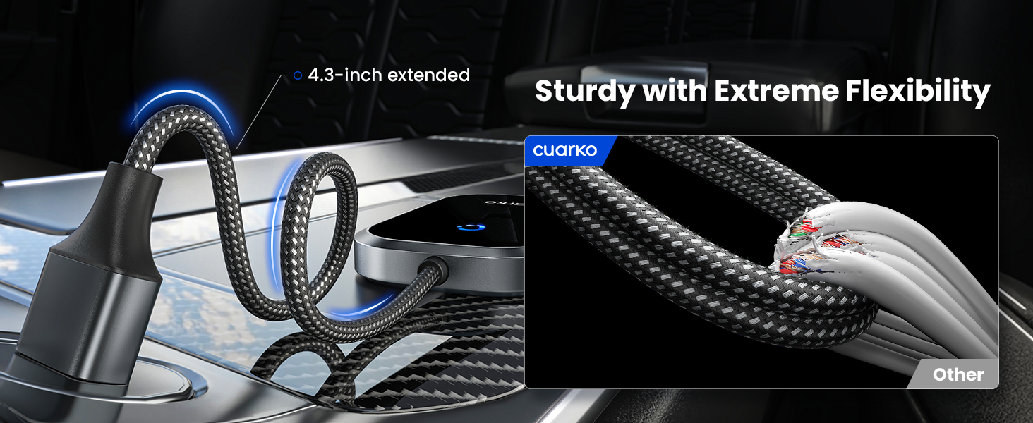 Android Auto Wireless Adapter. Sturdy with extreme flexibility