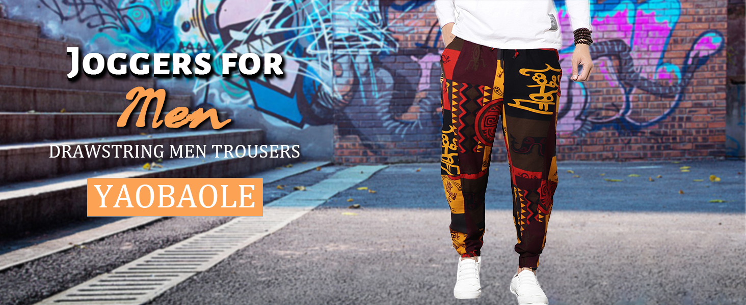 men joggers bottom