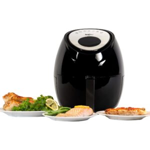 Total Chef Electric Air Fryer Oven 3.6L Touchscreen Controls Digital Air Fryers 7 Smart Cooking Presets Adjustable Temperature and Timer Non-Stick Basket Quick and Easy Meals