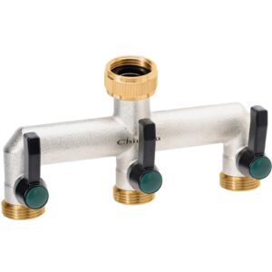 ChiuLau Brass Garden Hose Splitter