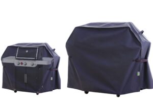 F&J Outdoors BBQ Cover 100% Waterproof High Density Fabric Large Barbecue Grill Cover With Windproof Fixing Design Tear and Cut Resistant Anti-UV