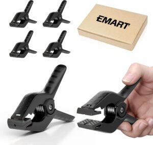 EMART 6 Pack Heavy Duty Muslin Spring Clamps