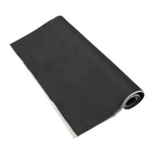 X AUTOHAUX Breathable Mesh Fabric 79" Length x 60" Width Foam Backed for Car Truck RV SUV Interior Trim Protect Aging Broken Faded DIY Repair Replacement Black