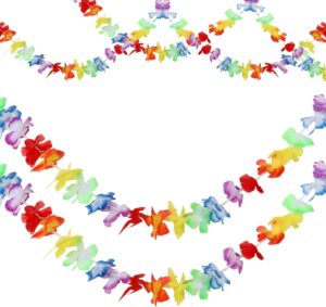 iwiio 4 Pack Hawaiian Garlands - Hawaiian Party Decorations