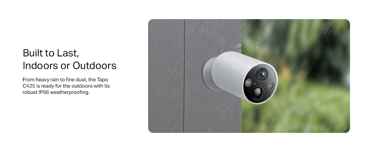 Smart Wire-Free Security Camera,2K QHD Live View,Colour Night Vision,IP66,Solar Panel Supported