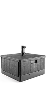 60kg Square Plastic Parasol Base