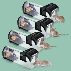 4 Pack Humane Mouse Traps Indoors