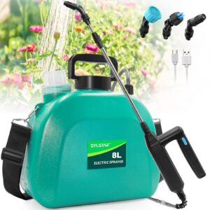 SYLSTAR Battery Powered Garden Sprayer 8L