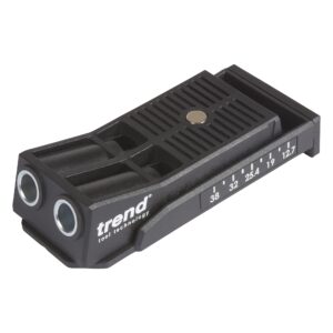 Trend Twin Pocket Hole Jig with HSS Drill Bit & Depth Setting Collar