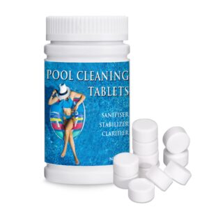 Pool Chlorine Tablets for Hot Tub: Multifunctional Hot Tub Chlorine Tablets Small for Swimming Pool 100g