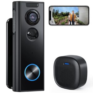 XTU Doorbell Camera Wireless with Chime 2K HD