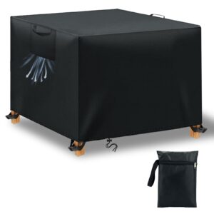 BHFRGAS Garden Furniture Covers Waterproof，90x90x90cm Outdoor Furniture Covers Waterproof，420D Oxford Fabric Patio Furniture Covers Waterproof，BBQ Cover for Outdoor Table Chair Sofa