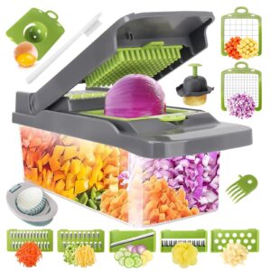 Vegetable Chopper Vegetable Cutter Mandoline Vegetable Slicer - Veggie Onion Potato Salad Food Chopper Manual-Veg Chopper and Dicer/Shredder- Kitchen Tools & Gadgets