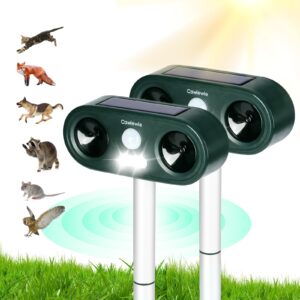 Cowiewie Ultrasonic Cat Repellent for Gardens