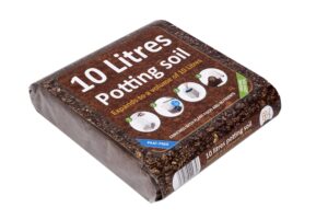 GreenBrokers C1001 Organic All Purpose Potting Compost Enriched with Nutrients - Expands to 10Ltrs