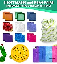 Maze Game Fabric Textile