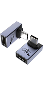 2 Pack 90° USB C Adapter 