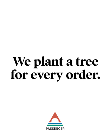 passenger clothing - we plant a tree for every order