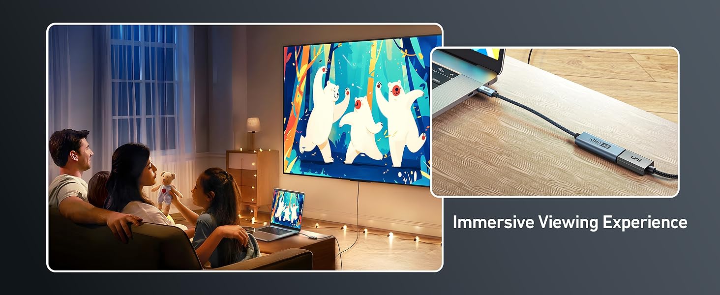 uni USB C to HDMI 2.1 Adapter