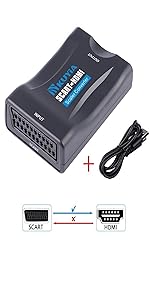 scart to hdmi with DC cable only