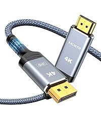 4K DisplayPort to HDMI Cable