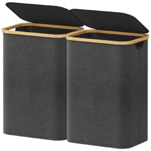 Lifewit 2 Pack 80L Laundry Basket with Lid