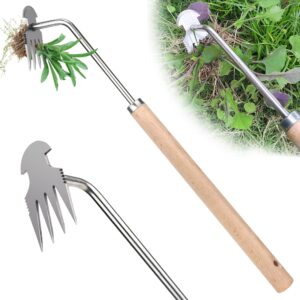 2 Pcs Garden Artifact Uprooting Weeding Tool