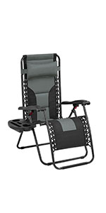 2PCS 26in Zero Gravity Recliner