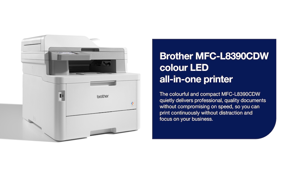 BROTHER MFC-L8390CDW Professional Compact Colour LED - Keystone 4